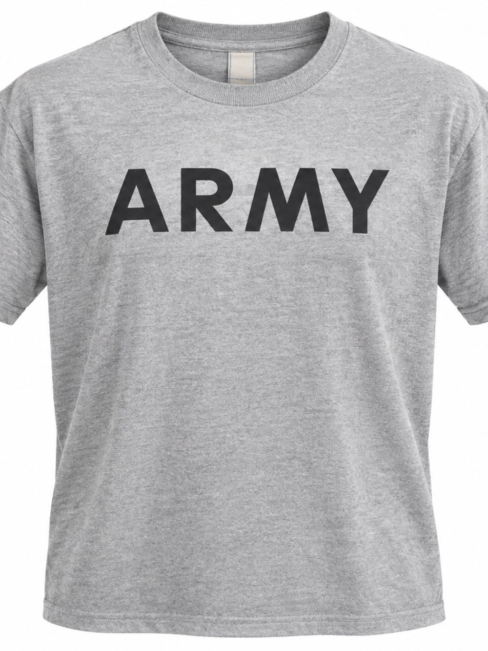 Army Physical Fitness Uniform T-Shirt ARMY Gray Size Large